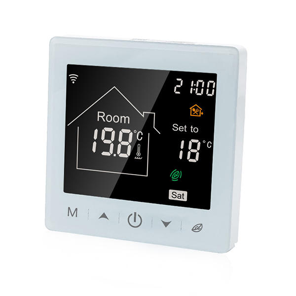 Inteligentny regulator temperatury z termostatem pokojowym Wi-Fi